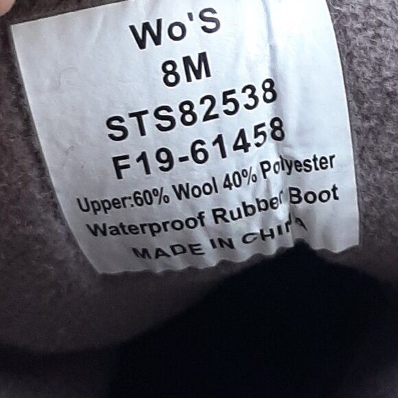 Sperry Waterproof Boots Size 8M In Like New Condition - Picture 8 of 8